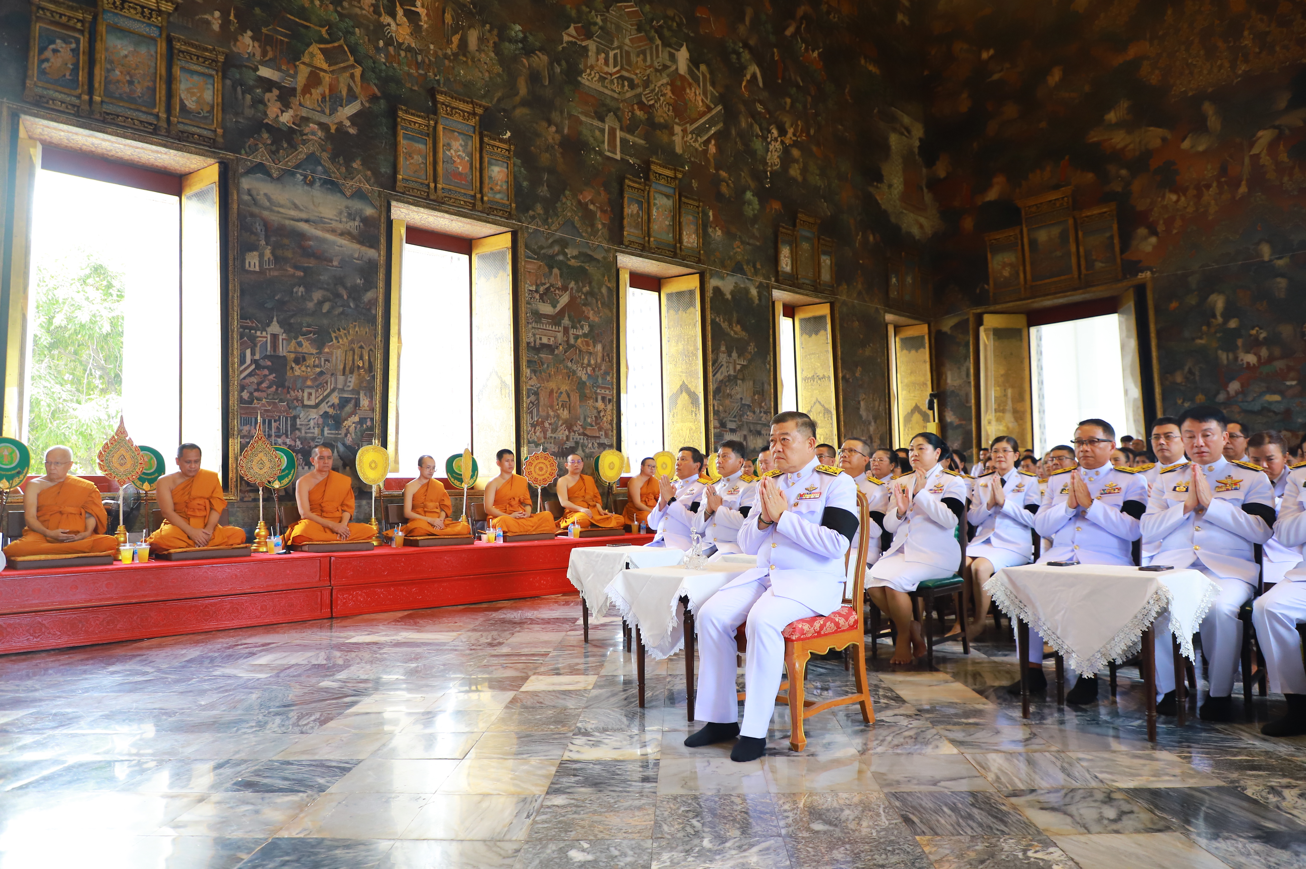 title - ส.ป.ก. ร่วมพิธีเจริญพุทธมนต์ถวายพระราชกุศลงานฉลองพระชนมายุ 99 พรรษา สมเด็จพระอริยวงศาคตญาณ สมเด็จพระสังฆราช สกลมหาสังฆปรินายก 26 มิถุนายน 2569 และพิธีบำเพ็ญกุศลปัณรสมวาร(15 วัน) เพื่ออุทิศถวายเป็นพระราชกุศลแด่ สมเด็จพระเจ้าลูกเธอ เจ้าฟ้าพัชรกิติยาภา นเรนทิราเทพยวดี กรมหลวงราชสาริณีสิริพัชร มหาวัชรราชธิดา